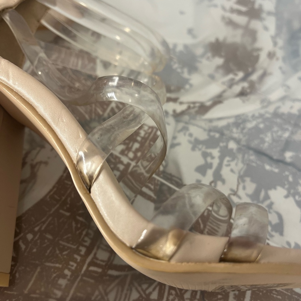 Forever21 Block Nude Heels - Picture 7 of 9